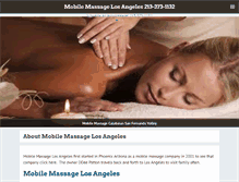 Tablet Screenshot of mobile-massage-losangeles.com